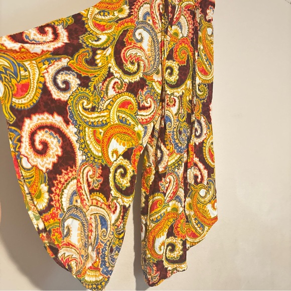 MSK Vibrant Paisley High Low Jumpsuits women’s - Picture 5 of 16